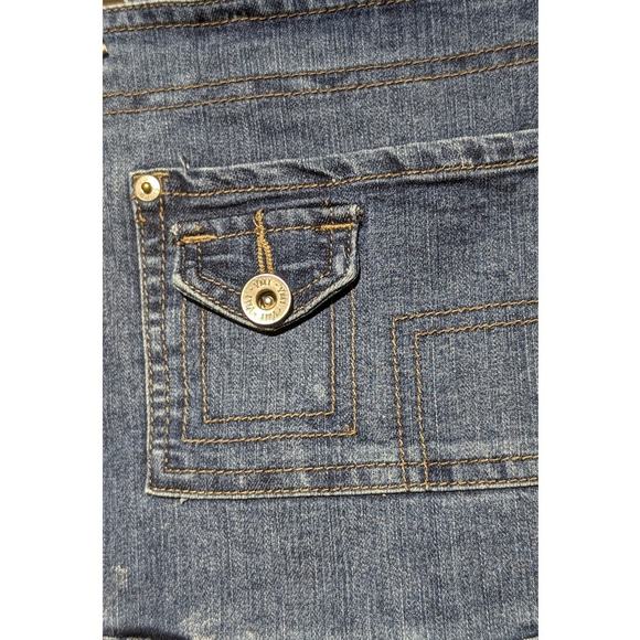 YMI Los Angeles USA Made Bib Overalls Blue Stretch Juniors Size 5 - Picture 5 of 14